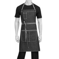 Chef Works | Bronx Black Denim Bib Apron